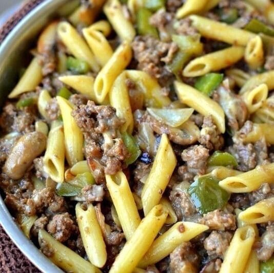 Irresistible Philly Cheesesteak Pasta: A Comforting Twist on a Classic Favorite