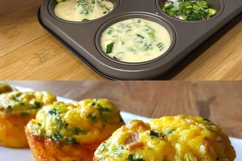 Fluffy Egg Cups | Best Breakfast Egg Muffins Recipe