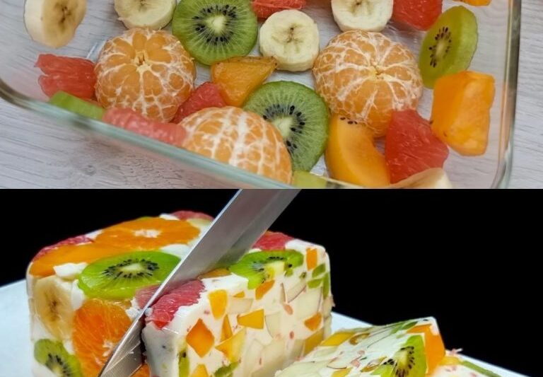 Only Milk and Fruit: A Delicious & Healthy Dessert Without Gelatin – Ready in Just 5 Minutes!