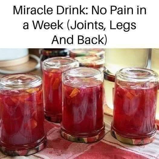 Powerful Miracle Drink Eliminates Joint, Leg & Back Pain in Just 7 Days”
