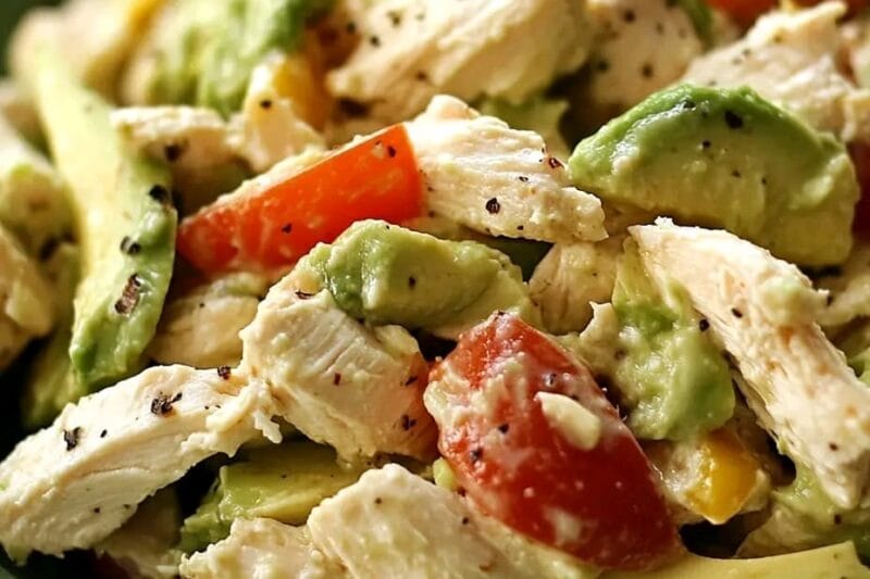 “🥑 Irresistible Avocado Chicken Salad: A Creamy, Protein-Packed Powerhouse”100%