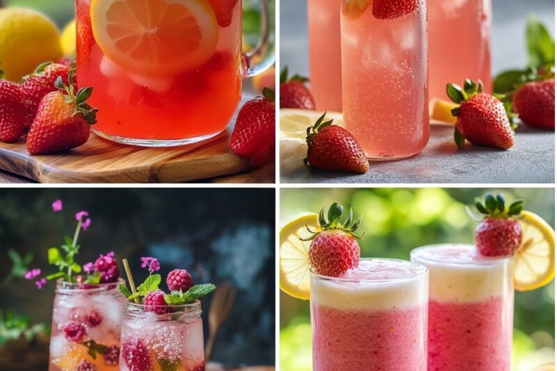 🍓🍋 Refreshing Strawberry Lemonade Recipe