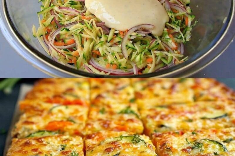 Irresistible Zucchini and Vegetable Savory Bake That’s Always a Hit (10min)