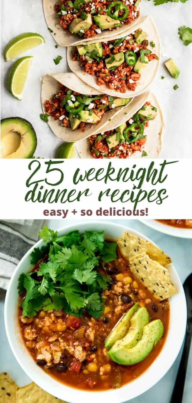 Discover 25 quick and easy dinner ideas perfect for busy weeknights. These healthy, family-friendly meals are budget-friendly, delicious, and simple to prepare.