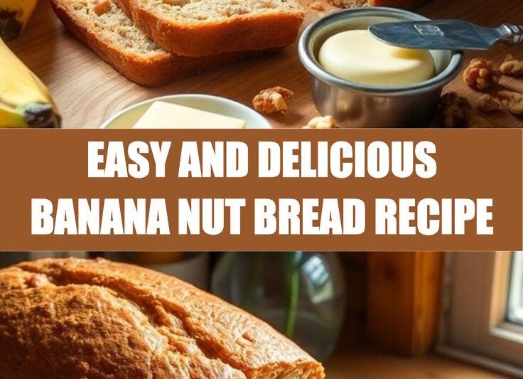 Best Moist Banana Bread Recipe – Easy, Healthy, and Made with Ripe Bananas 10min