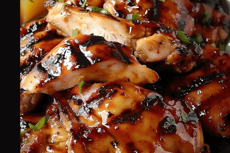 Hawaiian Grilled Teriyaki Chicken: A Sweet and Savory Island Delight
